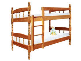 Скаут 2 детская кровать из натурального дерева