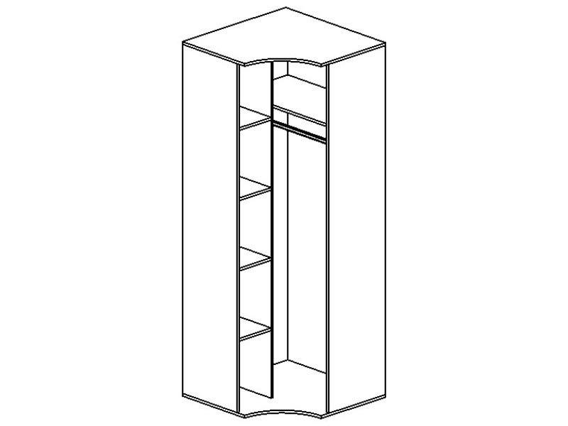 Шкаф угловой Мери 1