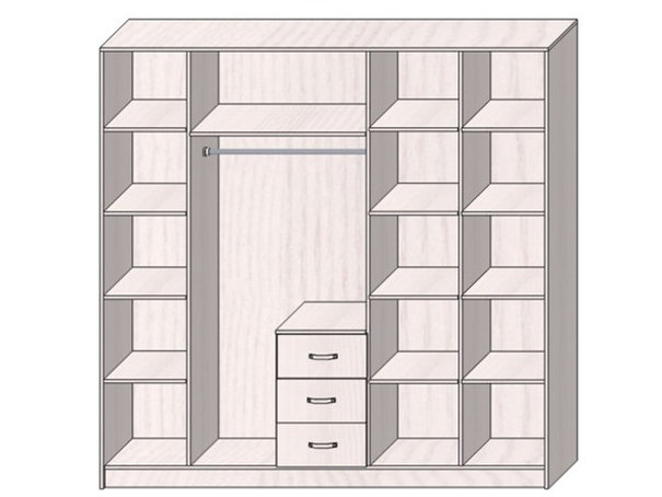 Престиж 5.2 шкаф распашной