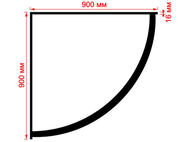 Шкаф угловой Радиусный ФП - 1
