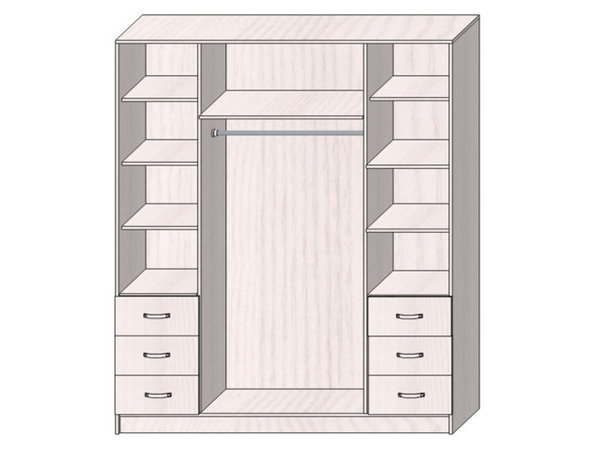 Престиж 4.6 шкаф распашной