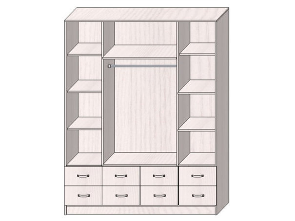 Престиж 4.8 шкаф распашной