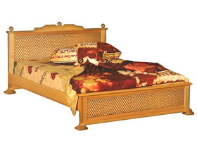 Аэлита кровать из натурального дерева (плетение)