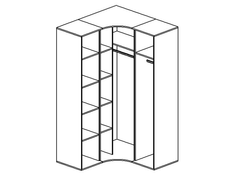 Шкаф угловой Мери 10