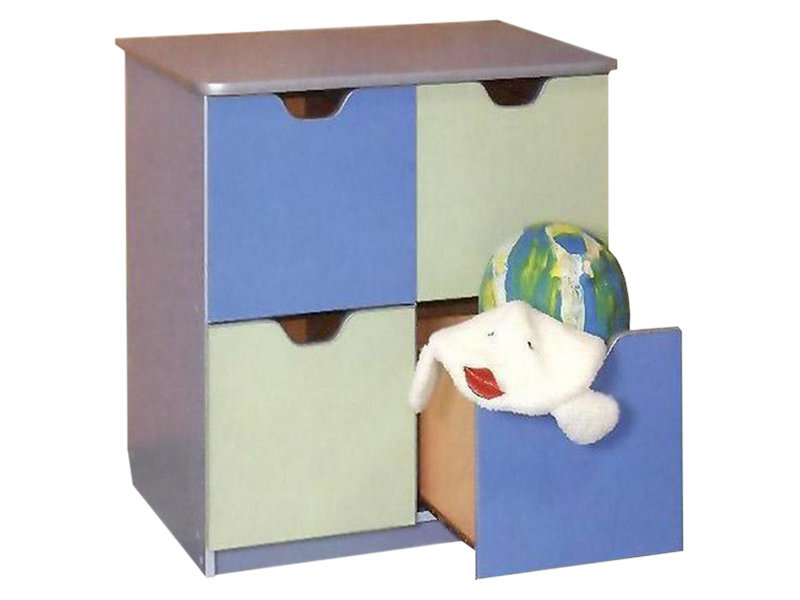 Комод детский пластиковый с ящиками для игрушек