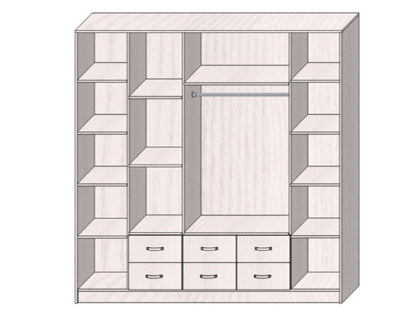 Престиж 5.6 шкаф распашной